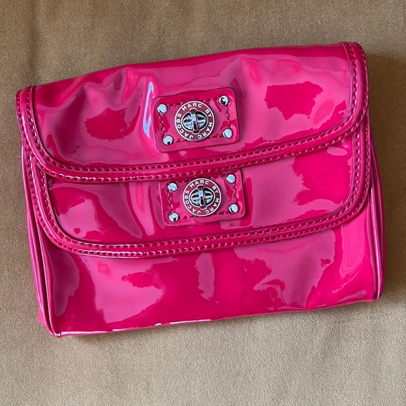 Bright Patent Leather Clutch - Picture 1 of 6